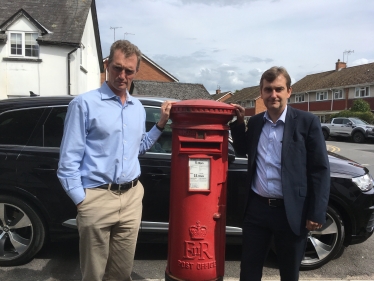 Monmouth MP David Davies & AM Nick Ramsay met with the Post Office to find a long term solution for Usk.