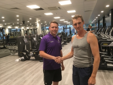 David joining Monmouth Leisure Centre